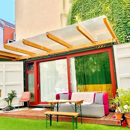 Designer Tiny House With Wraparound Sun Terrace & Garden Lounge * Βερολίνο