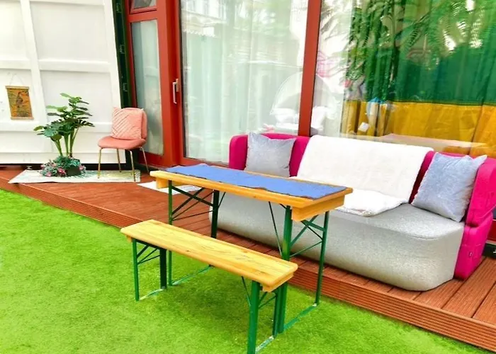 Designer Tiny House With Wraparound Sun Terrace & Garden Lounge Διαμέρισμα Βερολίνο